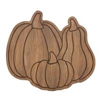 Argos Home Pumpkin Shaped Rubberwood Grazing Board
