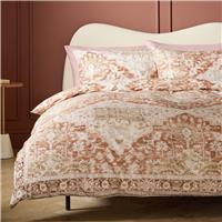 Habitat Vintage Rug Print Natural Bedding Set - Double