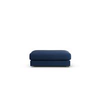 Habitat Ayr Fabric Footstool - Navy - Ash Leg