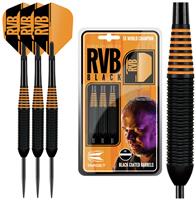 Target RVB Black 22g Brass Steel Tip Darts Set