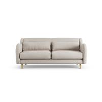 Habitat Turnmill Fabric 2 Seater Sofa - Natural - Ash Leg