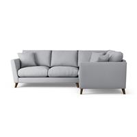 Habitat Lomond Right Hand Corner Sofa - Grey - Dark Leg