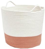 Great Little Trading Company Rope Storage Basket -Terracotta
