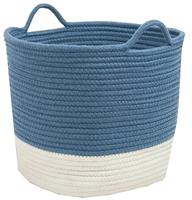 Great Little Trading Company Rope Storage Basket Galaxy Blue