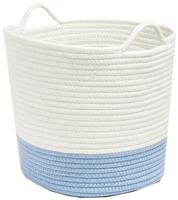 Great Little Trading Company Rope Storage Basket - Blue