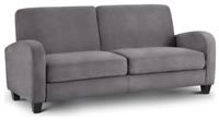 Julian Bowen Vivo Fabric 2 Seater Sofa - Grey