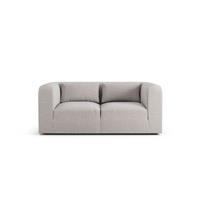 Habitat Lars Fabric 2 Seater Sofa - Natural - Ash Leg