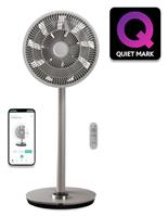 Duux Whisper Flex Grey Pedestal Fan - 12 Inch
