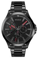 HUGO Men's Black Leap Bracelet Watch