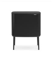 Brabantia Bo 11 + 23 Litre Touch Top Bin - Matt Black