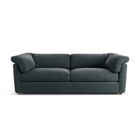 Habitat Wynn Fabric 4 Seater Sofa - Charcoal - Ash Leg