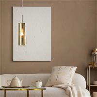 EGLO Selvino Steel Pendant Light - Nickel & Gold