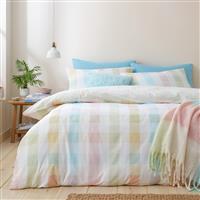 Catherine Lansfield Spring Check Bedding Set - King size