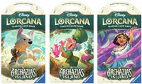 Disney Lorcana TCG 3 Pack Boosters Card - Set Of 3