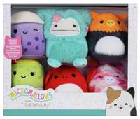 Squishmallows Micro Plush Toy-Pack of 6