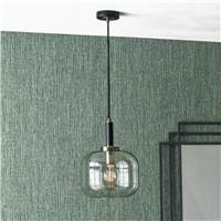 Pacific Florence Glass Pendant Light - Black