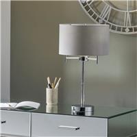 Pacific Plaza Metal 3 Light Table Lamp - Chrome