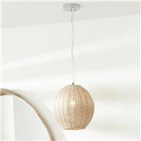 Pacific Raffles Rattan Large Pendant Light - Natural