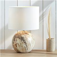 Pacific Viejo Ceramic Stone Effect Table Lamp - Natural
