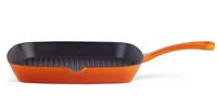 Habitat 23cm Cast Iron Griddle Pan - Orange