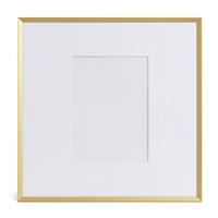 "Habitat Gold Effect Metal Picture Frame - 5x7"""