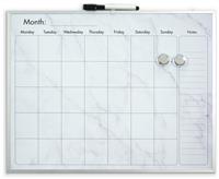 Cathedral Marble Effect Magnetic Calendar Board -40.5 x 51cm
