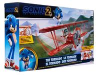 Sega Sonic 2.5 Inch Tornado Biplane with Sonic Figures