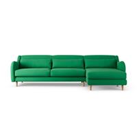 Habitat Turnmill Right Hand Corner Sofa - Emerald Green