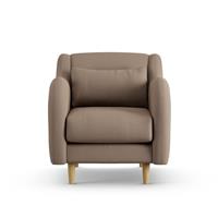 Habitat Turnmill Fabric Armchair - Biscuit - Ash Leg