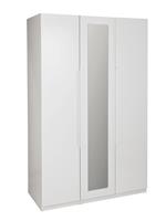 Legato 3 Door Wardrobe - White Gloss