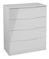 Legato 4 Drawer Chest - Grey Gloss