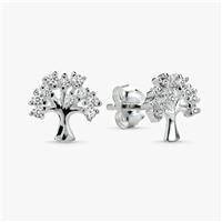 Revere Sterling Silver Tree of Life Stud Earrings