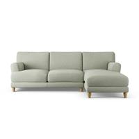 Habitat Askem Fabric Right Hand Corner Sofa - Sage Green