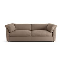 Habitat Wynn Fabric 4 Seater Sofa - Biscuit - Ash Leg