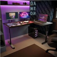 X Rocker Panther XL Reversible Corner Gaming Desk - Black