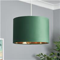 BHS Vera Emerald Velvet Easy Fit Lampshade - 30cm