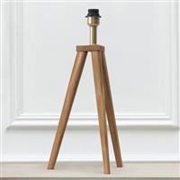 Voyage Maison Aratus Wooden Table Lamp Base Only - Brown