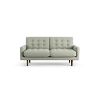 Habitat Fenner Fabric 2 Seater Sofa - Sage Green - Dark Leg