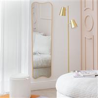 Argos Home Gold Framed Irregular Wall Mirror - 90x60cm