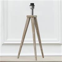 Voyage Maison Aratus Wooden Table Lamp Base Only - Grey