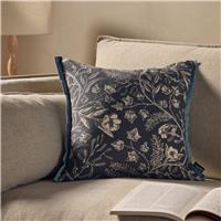 Habitat Winter Floral Cushion - Grey - 43x43cm