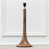 Voyage Maison Kinross Wooden Tall Table Lamp Base Only-Brown
