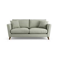 Habitat Lomond Fabric 3 Seater Sofa - Sage Green - Dark Leg