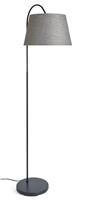 Habitat Arc Metal Floor Lamp - Black & Grey