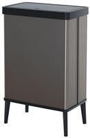 Curver Verto 54 Litre Touch Top High Kitchen Bin - Grey