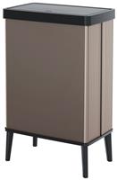 Curver Verto 54 Litre Touch Top High Kitchen Bin-Pearl Rose