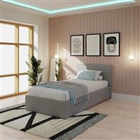 GFW Single Side Lift Ottoman Bed - Grey