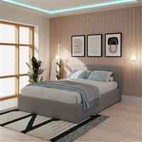 GFW Side Lift Kingsize Ottoman Bed - Grey