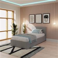 GFW End Lift Single Ottoman Bed Frame - Grey