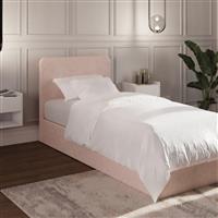 GFW Chiswick Single Side Lift Ottoman Bed with Mattress-Pink